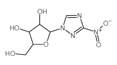 1H-1,2,4-Triazole,3-nitro-1-b-D-ribofuranosyl-结构式