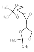 D-Altritol,3,4-anhydro-1,2:5,6-bis-O-(1-methylethylidene)-结构式