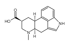 ent-6-methyl-5α-ergoline-8β-carboxylic acid结构式
