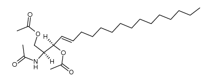 N,1-O,3-O-Triacetylsphingosine结构式
