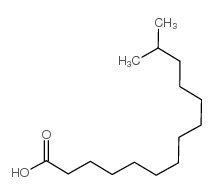 13-甲基十四烷酸结构式