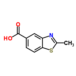2-甲基-苯并噻唑-5-羧酸结构式
