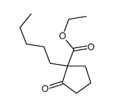 ethyl 2-oxo-1-pentylcyclopentane-1-carboxylate结构式