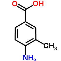 4-氨基-3-甲基苯甲酸结构式