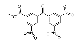 methyl 4,5,7-trinitro-9-oxofluorene-2-carboxylate结构式