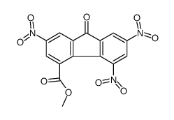 2,5,7-三硝基-9-氧代-9h-芴-4-羧酸甲酯结构式
