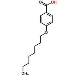 4-(辛氧基)苯甲酸结构式