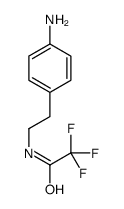 N-[2-(4-aminophenyl)ethyl]-2,2,2-trifluoroacetamide结构式