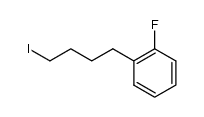 2-fluoro-1-(4-iodobutyl)benzene结构式