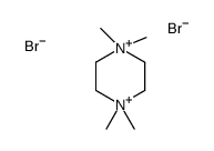 1,1,4,4-tetramethylpiperazine-1,4-diium,dibromide结构式