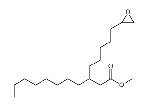 2-Oxiraneoctanoic acid,3-octyl-, methyl ester结构式
