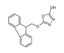 5-(9H-fluoren-9-ylmethoxy)-3H-1,3,4-oxadiazol-2-one结构式