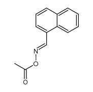 1-Naphthaldehyde oxime O-acetate结构式