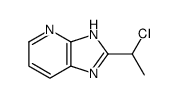 2-(1-chloroethyl)-1H-imidazo[4,5-b]pyridine结构式