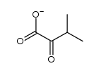 3-methyl-2-oxobutanoate结构式