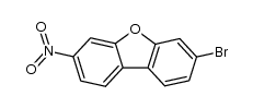3-bromo-7-nitro-dibenzofuran结构式