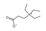 N,N,N-triethyl-β-propiobetaine结构式