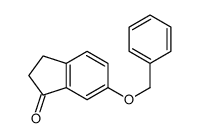 6-(苄氧基)-2,3-二氢-1H-茚-1-酮结构式
