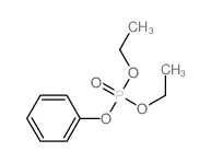 Phosphoric acid,diethyl phenyl ester结构式
