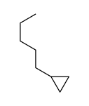 1-cyclopropylpentane结构式