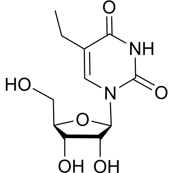 5-Ethyluridine结构式