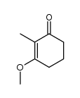 3-methoxy-2-methyl-2-cyclohexen-1-one结构式