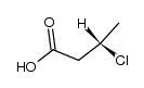 (S)-(-)-3-chlorobutanoic acid结构式