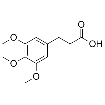 3-(3,4,5-三甲氧基苯基)丙酸结构式