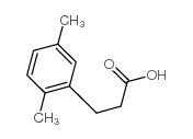 3-(2,5-DIMETHYLPHENYL)PROPIONIC ACID结构式