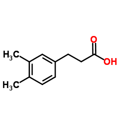 3-(3,4-二甲基苯基)丙酸结构式