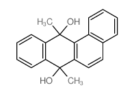 Benz[a]anthracene-7,12-diol,7,12-dihydro-7,12-dimethyl-结构式