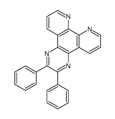 2,3-diphenylpyrazino[2,3-f][1,10]phenanthroline结构式