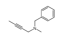 N-benzyl-N-methylbut-2-yn-1-amine结构式