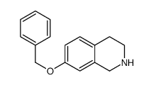 7-苄氧四氢异喹啉结构式