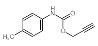 对甲苯-氨基甲酸-2-丙炔酯结构式