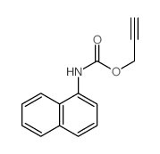 Carbamic acid,N-1-naphthalenyl-, 2-propyn-1-yl ester结构式
