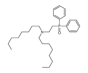 N-(2-diphenylphosphorylethyl)-N-octyloctan-1-amine结构式