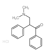 1-Propanone,3-(dimethylamino)-1,2-diphenyl-, hydrochloride (9CI)结构式