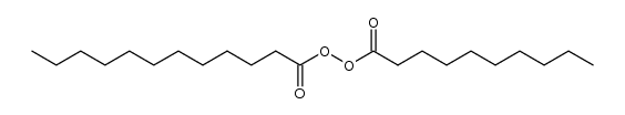 decanoyl dodecanoyl peroxide结构式