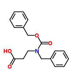 苄氧羰基-N-苄基-Beta-丙氨酸结构式