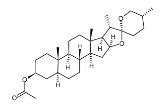 Tigogenin acetate结构式