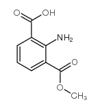 2-氨基-3-羧基苯甲酸甲酯结构式