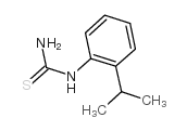 1-(2-异丙苯基)-2-硫脲结构式