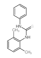 Thiourea,N-(2,6-dimethylphenyl)-N'-phenyl-结构式