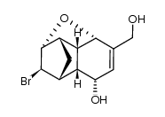 (1R,2aS,2a1S,5R,5aS,6R,7aS,8R)-8-bromo-3-(hydroxymethyl)-1,2a,2a1,5,5a,6,7,7a-octahydro-1,6-methanoindeno[7,1-bc]furan-5-ol结构式