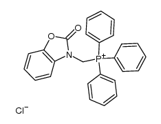 (2-oxobenzoxazolin-3-ylmethyl)triphenylphosphonium chloride结构式