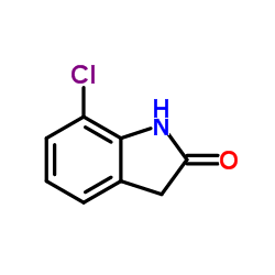 7-氯吲哚酮结构式
