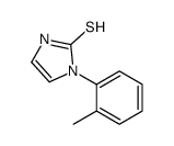 1-(2-甲基苯基)-1H-咪唑-2-硫醇结构式