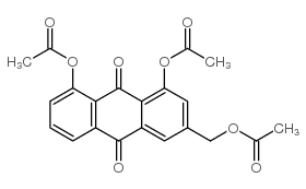 三乙酰芦荟大黄素(杂质A)结构式