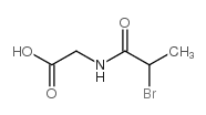Glycine,N-(2-bromo-1-oxopropyl)-结构式
